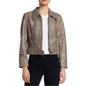 Joie Snakeskin Jacket NWOT